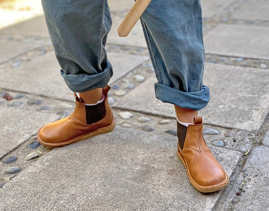 BOTÍN CHERCÁN CARAMELO NIÑOS