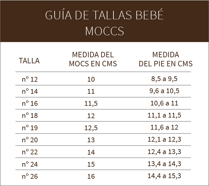 MOCS TIGRE CAFÉ BEBÉ