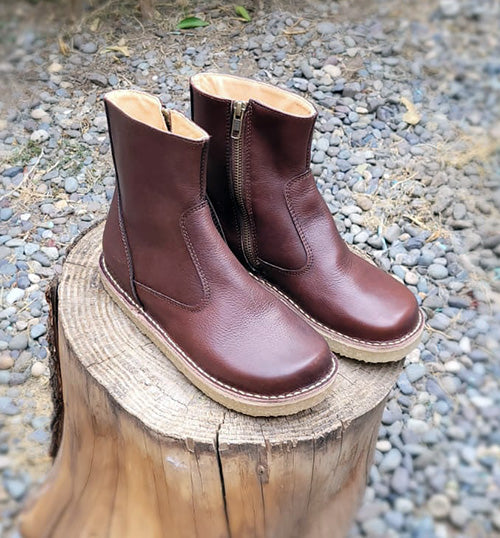 BOTA LLAMA DARK BROWN MUJER