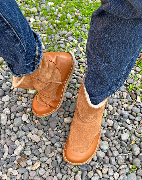 BOTA PANDA CARAMELO MUJER