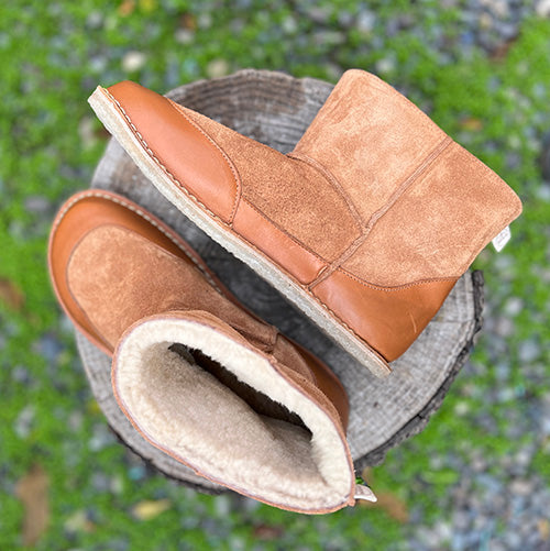 BOTA PANDA CARAMELO MUJER