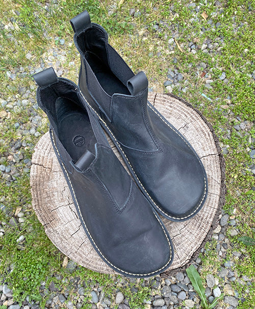 BOTÍN CHERCÁN NEGRO GRASO HOMBRE