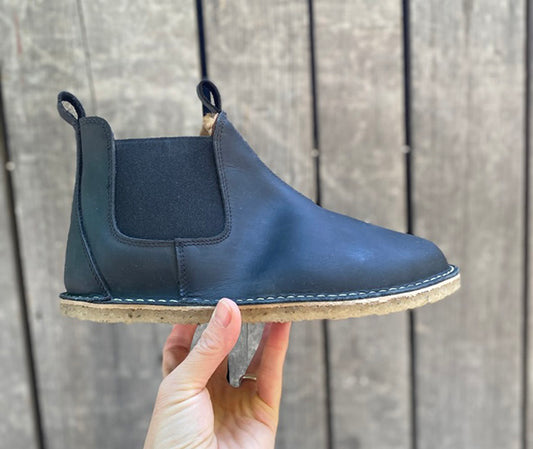 BOTÍN CHERCÁN CHIPORRO NEGRO GRASO MUJER