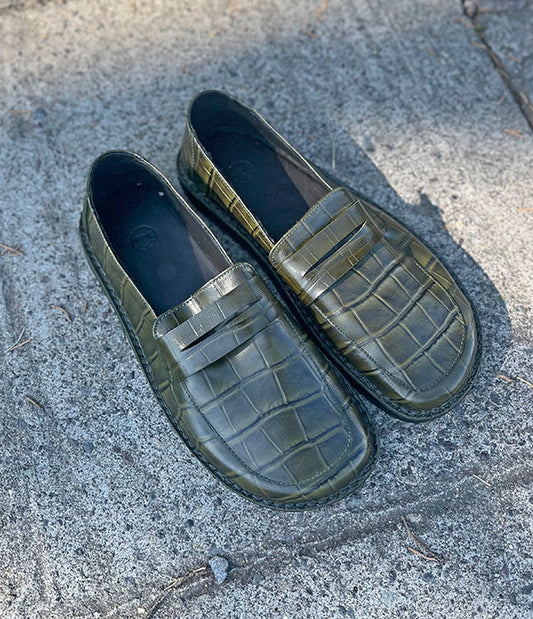 ZAPATO DELFIN VERDE CROC MUJER