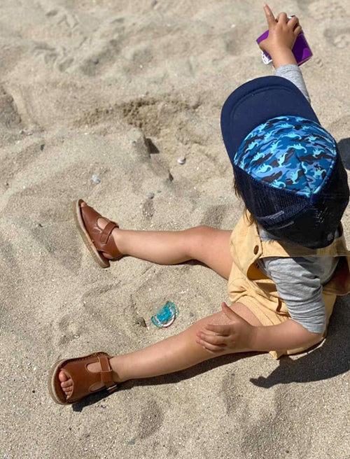 SANDALIA KANGURO CARAMELO NIÑOS