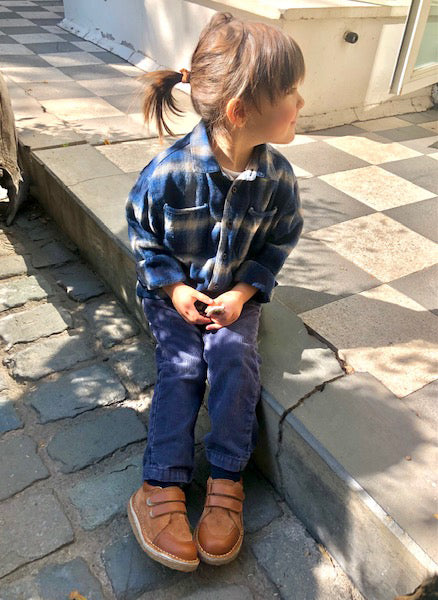 ZAPATILLA RAYA CARAMELO NIÑOS