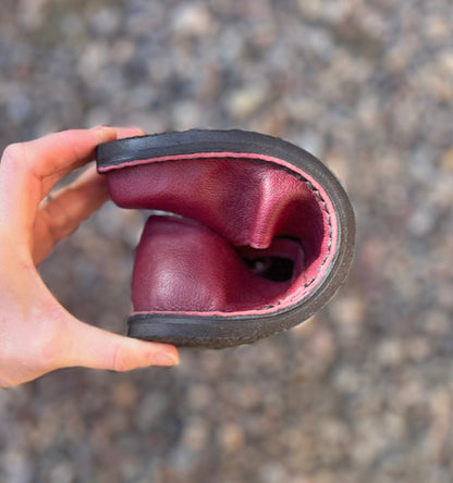 ZAPATO GOLONDRINA GUINDA MUJER