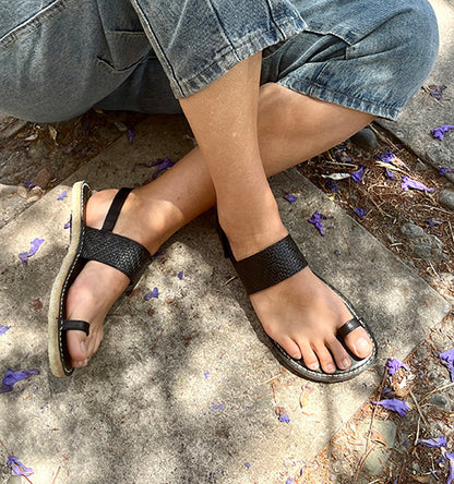 SANDALIA COLIBRÍ NEGRA MUJER