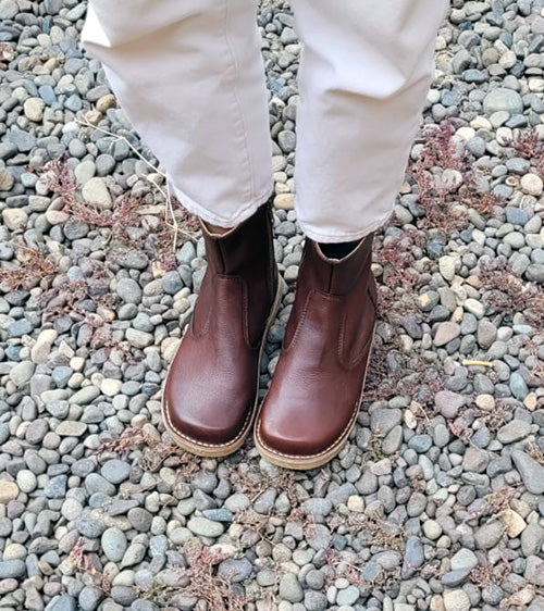 BOTA LLAMA DARK BROWN MUJER