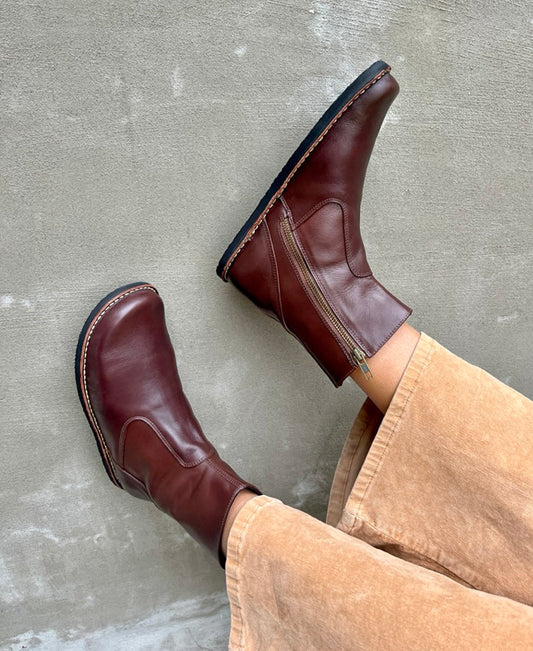 BOTA LLAMA DARK BROWN MUJER
