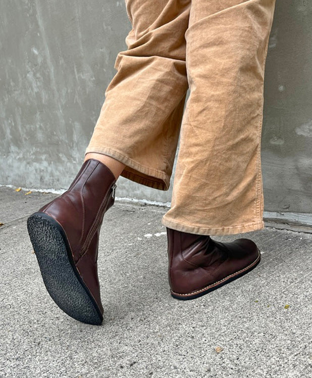 BOTA LLAMA DARK BROWN MUJER