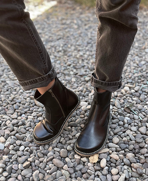 BOTA LLAMA NEGRA MUJER