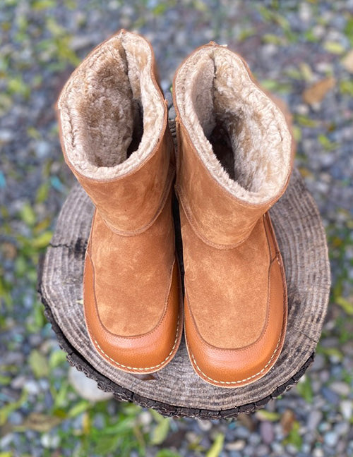 BOTA PANDA CARAMELO MUJER
