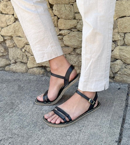 SANDALIA TAGUA NEGRA MUJER