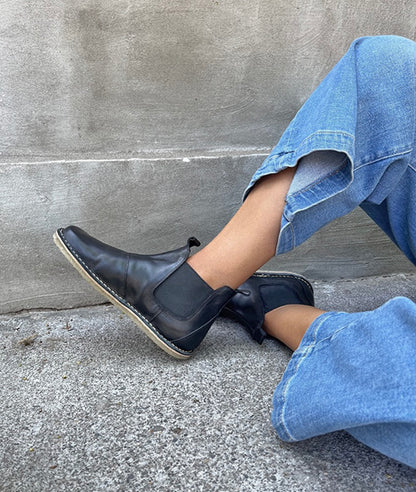 BOTÍN CHERCÁN NEGRO MUJER