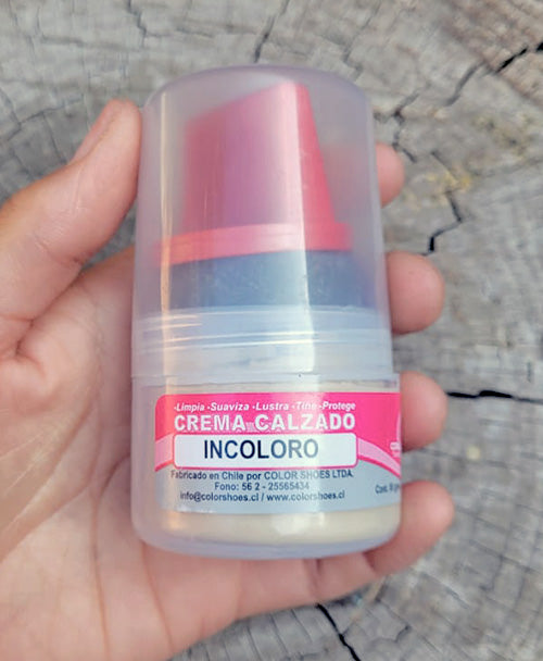 CREMA INCOLORA PARA ZAPATOS