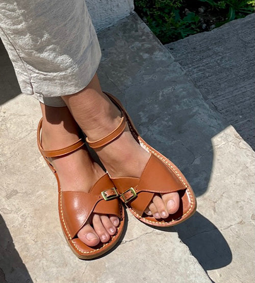 SANDALIA LOICA CARAMELO MUJER