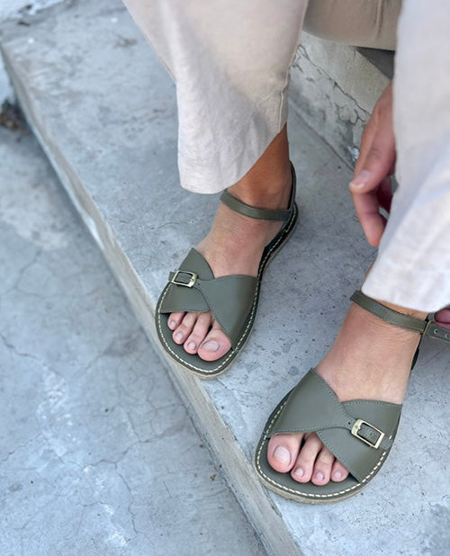 SANDALIA LOICA VERDE MUJER