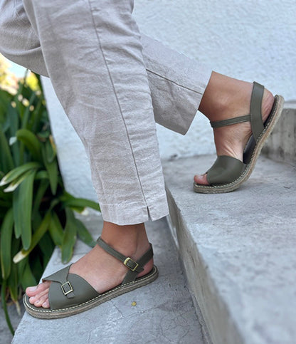 SANDALIA LOICA VERDE MUJER