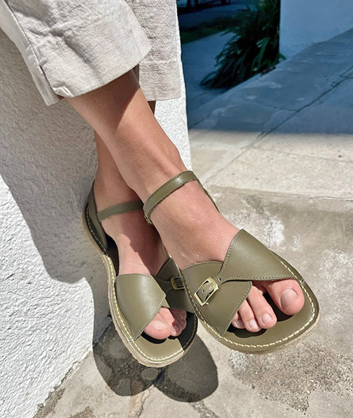 SANDALIA LOICA VERDE MUJER