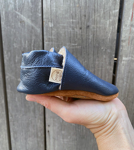 MOCS OVEJA AZUL MARINO BEBÉ