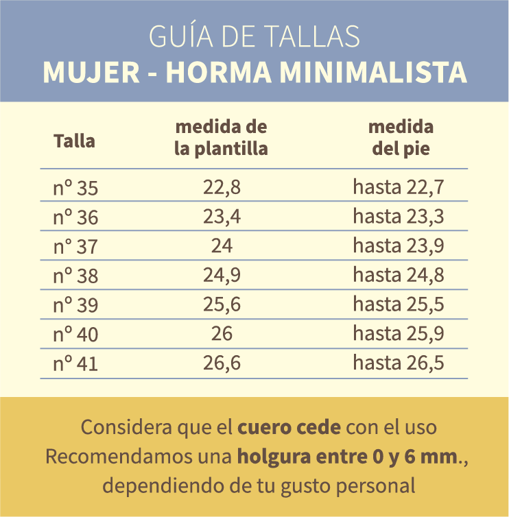 GACELA MEX NEGRO - HORMA MINIMALISTA