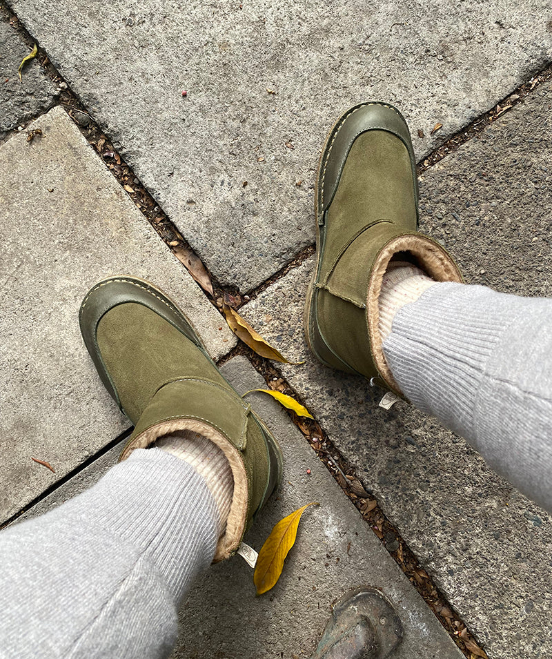 BOTA PANDA VERDE MUJER