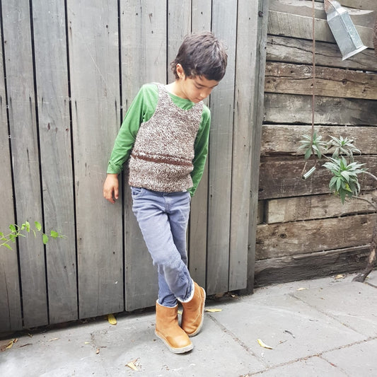 BOTA PANDA CARAMELO NIÑOS