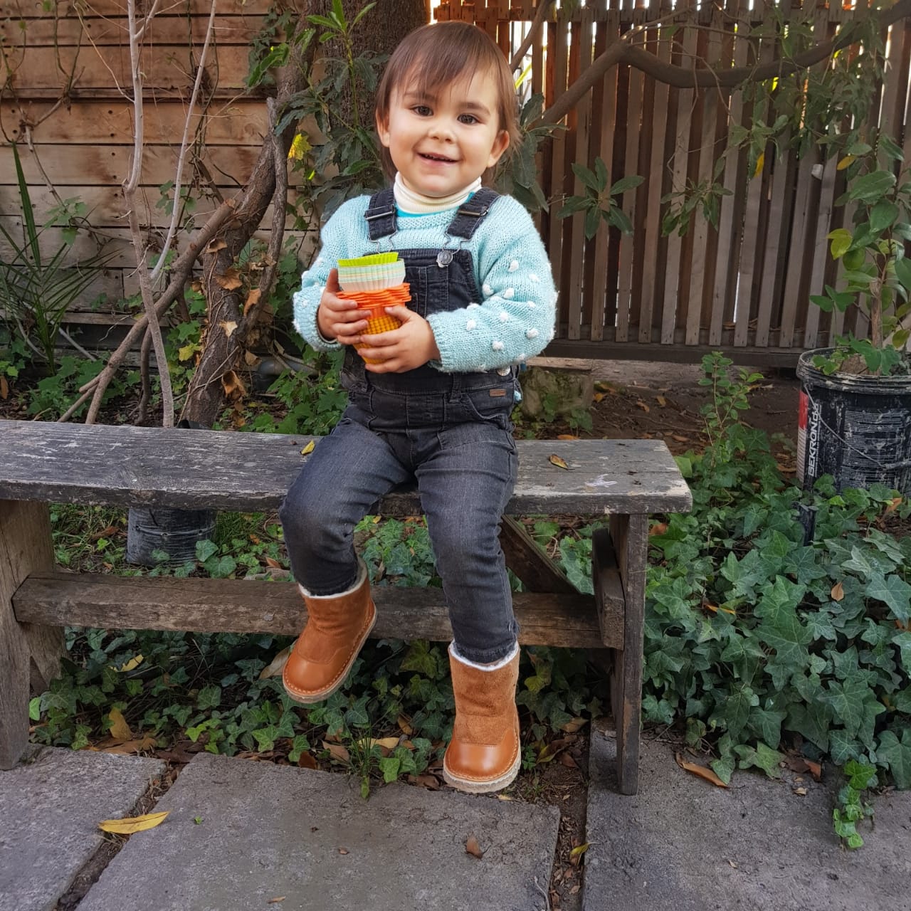 BOTA PANDA CARAMELO NIÑOS