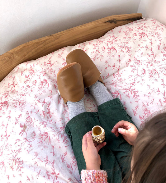 PANTUFLA CAFÉ NIÑOS