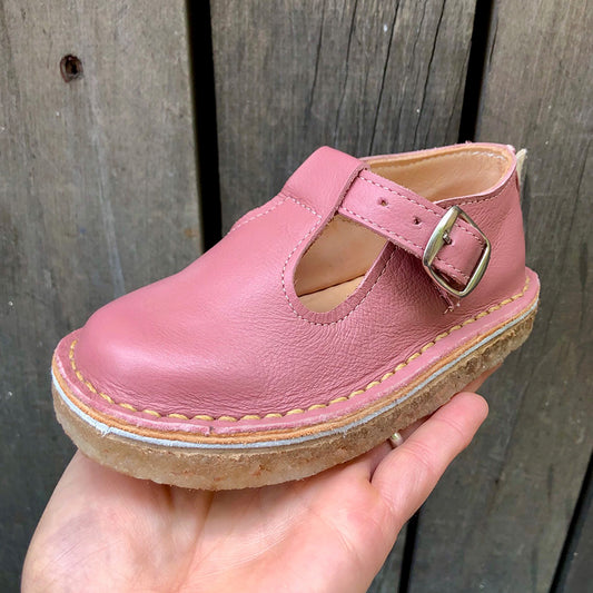 ZAPATO PUDÚ ROSADO NIÑOS